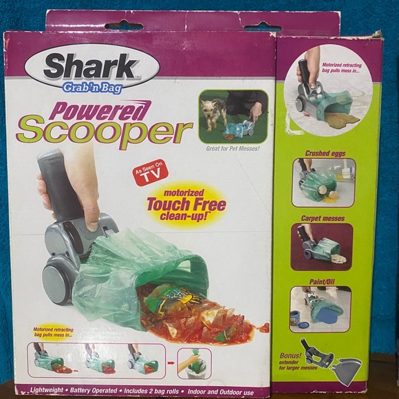 Shark Grab n Bag Touch-Free Powered scooper